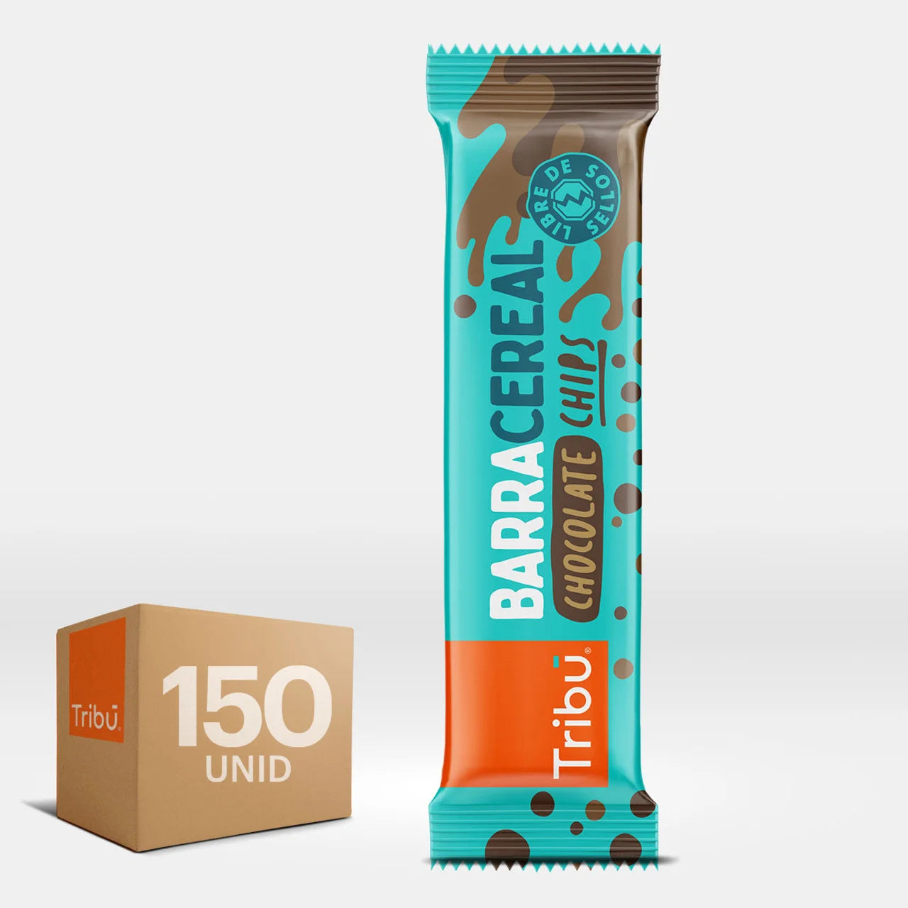 BARRA CEREAL CHOCOLATE CHIP TRIBÚ 20 GRS (CAJA MÁSTER 150 UNIDADES)