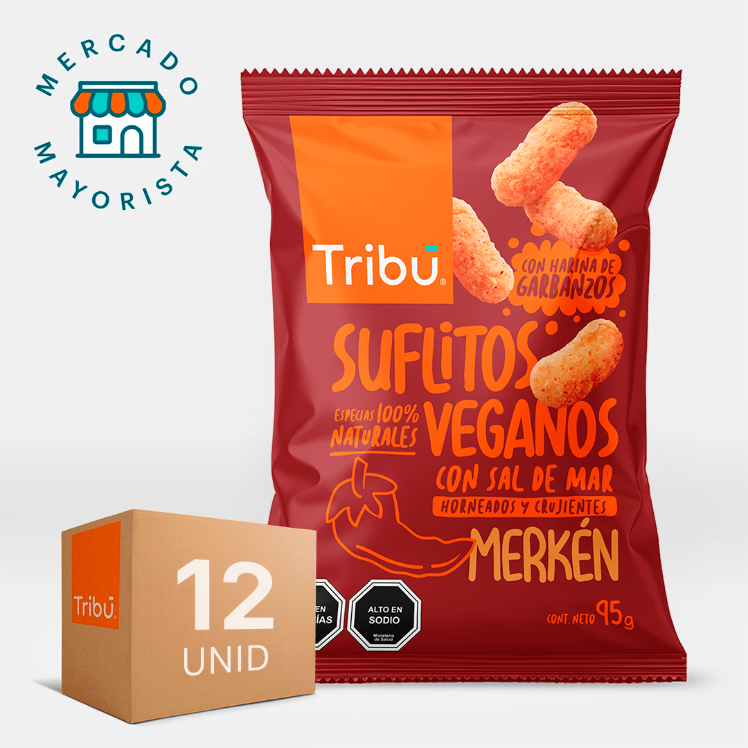 SUFLITOS VEGANOS MERKEN 95GR (12 UNIDADES)