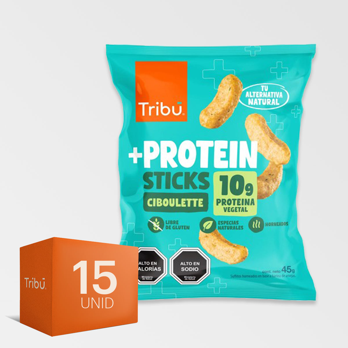 PROTEIN STICKS CIBOULETTE 45g (15 UNIDADES)