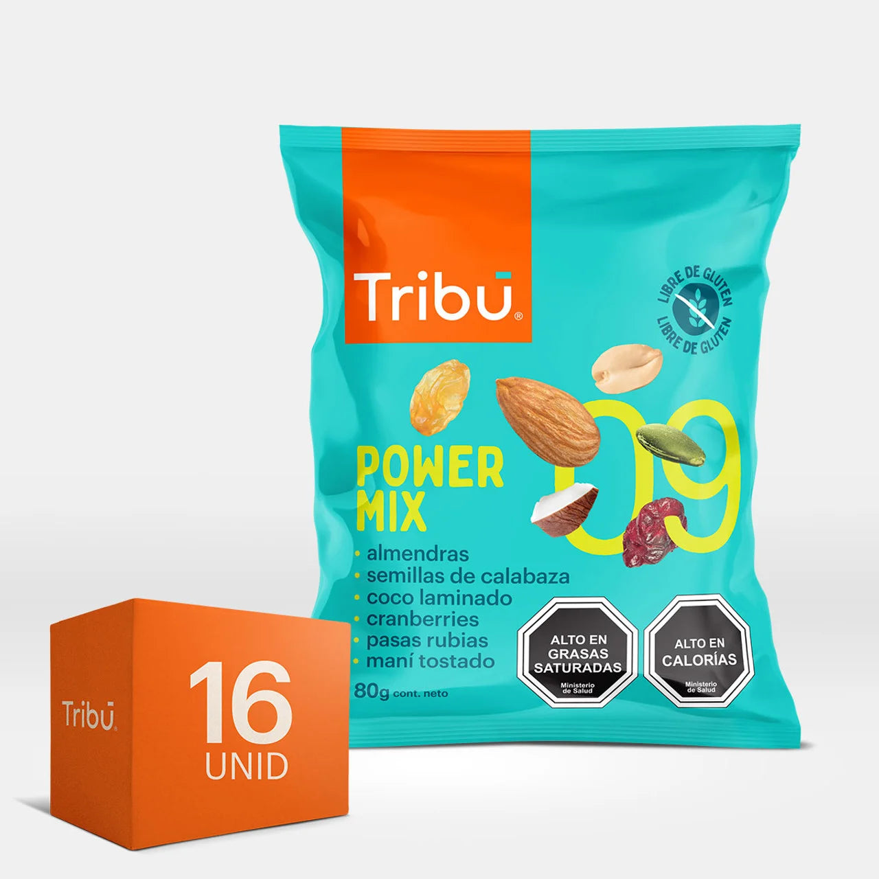 MIX POWER MIX TRIBÚ 80 GRS (CAJA MÁSTER 16 UNIDADES)