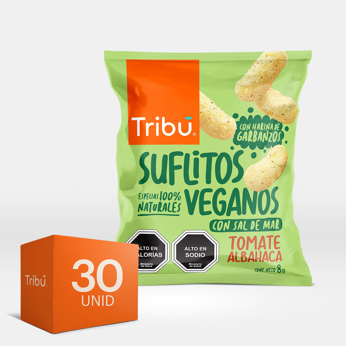 SUFLITOS TOMATE ALBAHACA 8GR (30 UNIDADES)