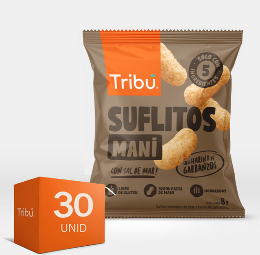 SUFLITOS MANÍ 8GR (30 UNIDADES)