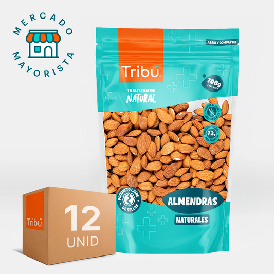 ALMENDRA NATURAL 700 GRS (Caja 12 Unidades)