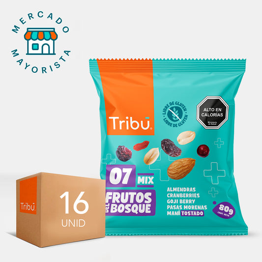 MIX FRUTOS DEL BOSQUE TRIBÚ 80 GRS (CAJA MÁSTER 16 UNIDADES)