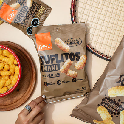 SUFLITOS VEGANOS MANI 40GR (40 UNIDADES)