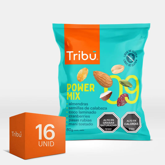 MIX POWER MIX TRIBÚ 80 GRS (CAJA MÁSTER 16 UNIDADES)